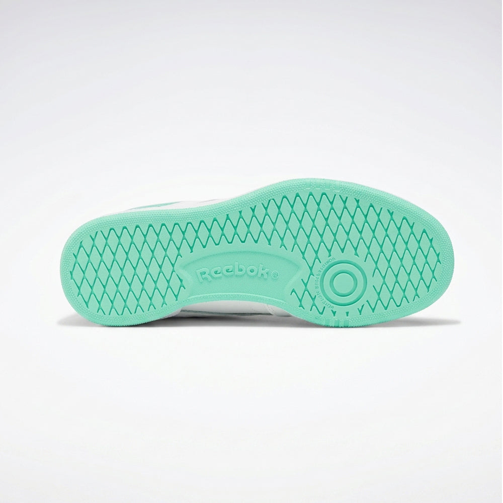 Tenis Casual Para Dama Reebok Club C Revenge Blanco Menta Plata Ab0701