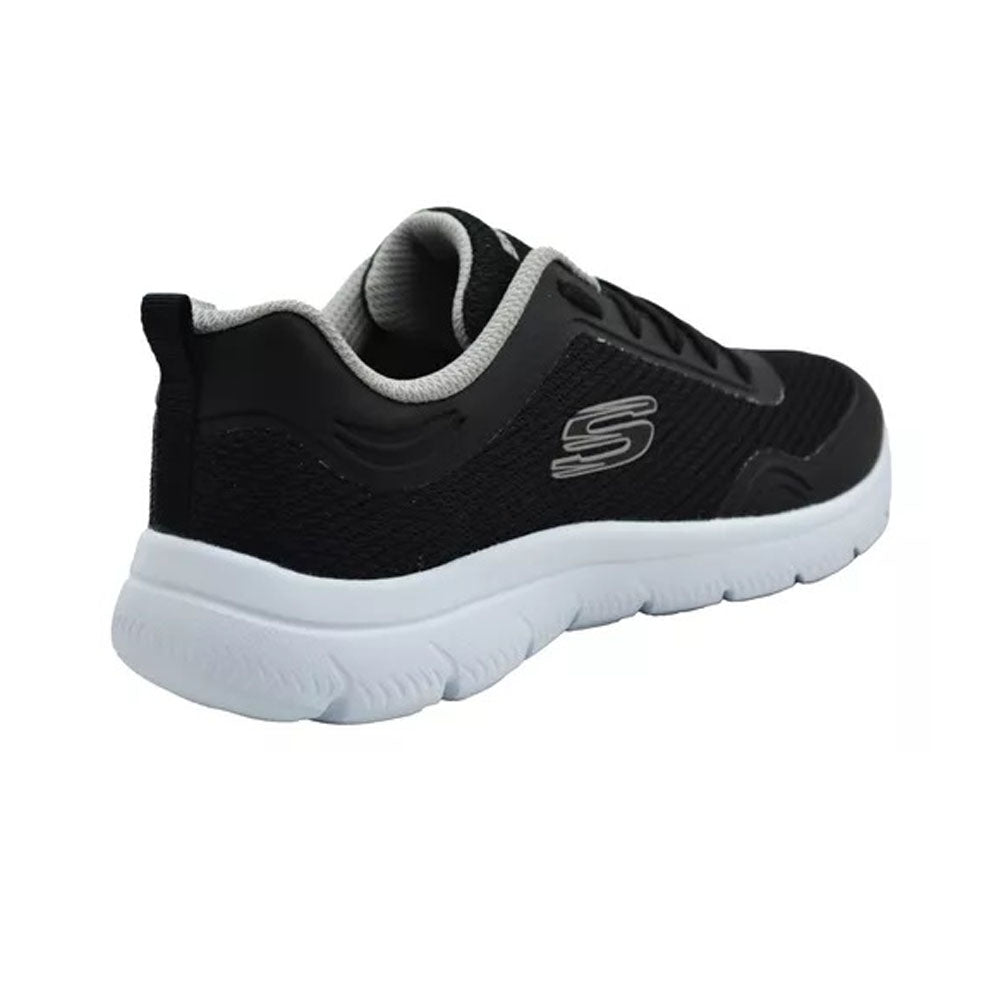 Tenis Deportivo para Dama Skechers Summits 10007mx/blk Negro Blanco Ab0701