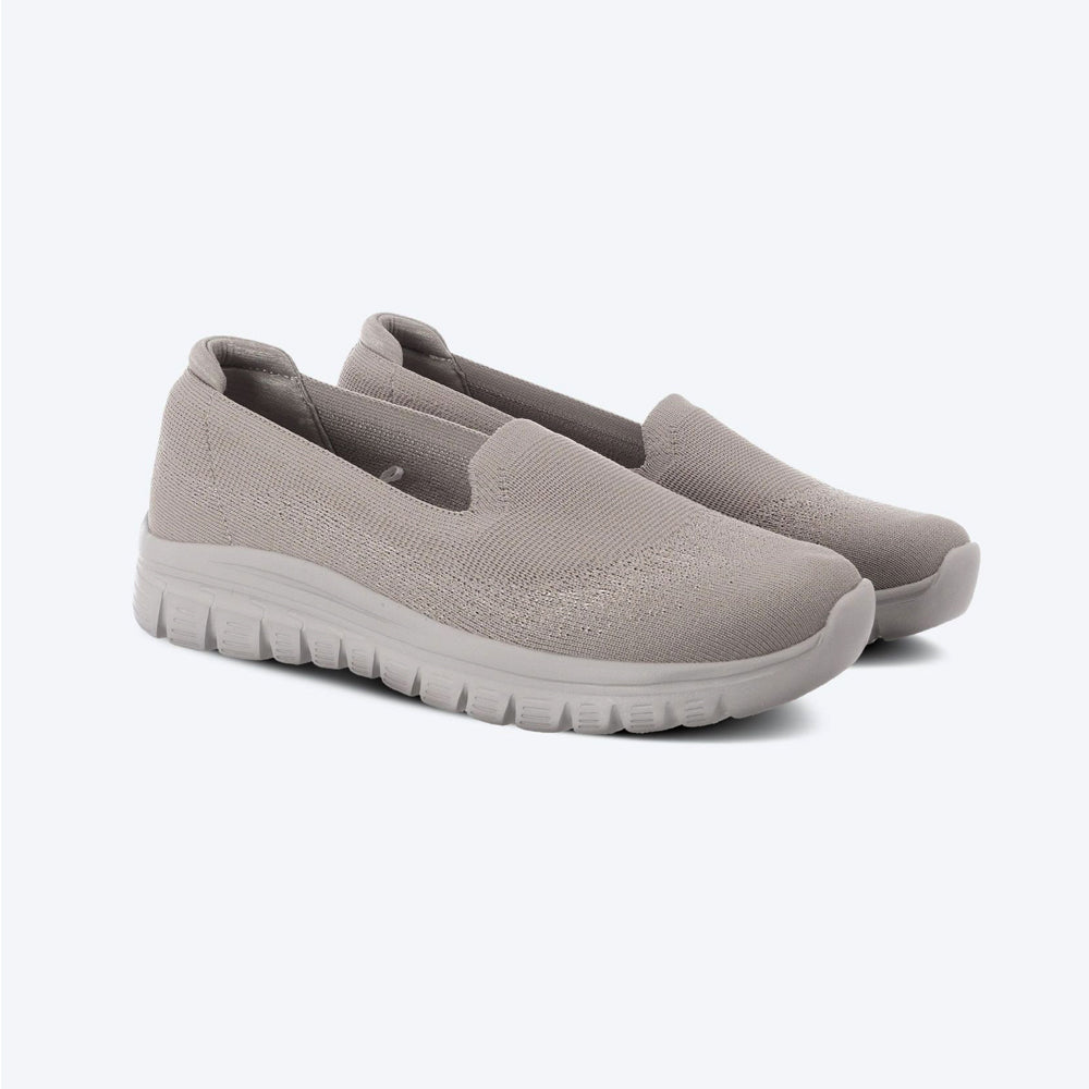 Tenis Casual Para Dama Skechers 100697 Beige Ab0701