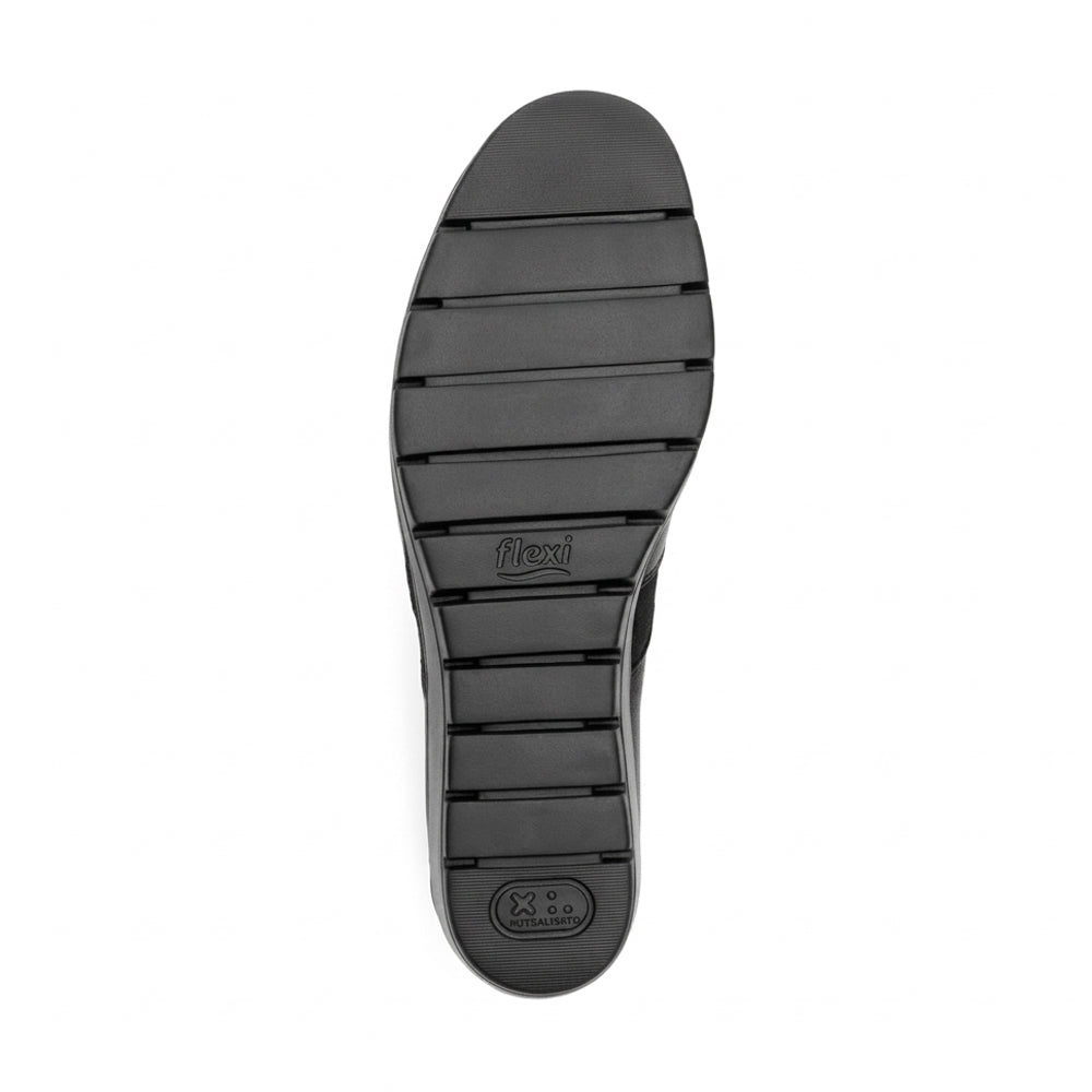Calzado Flexi Para Dama Suela Extra Ligera 104813 Negro Ab0701