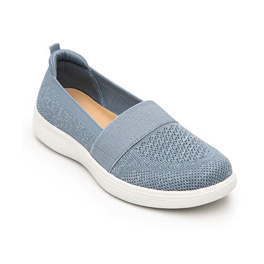 Sneaker Slip On Para Dama Flexi 104932 Azul Ab0701