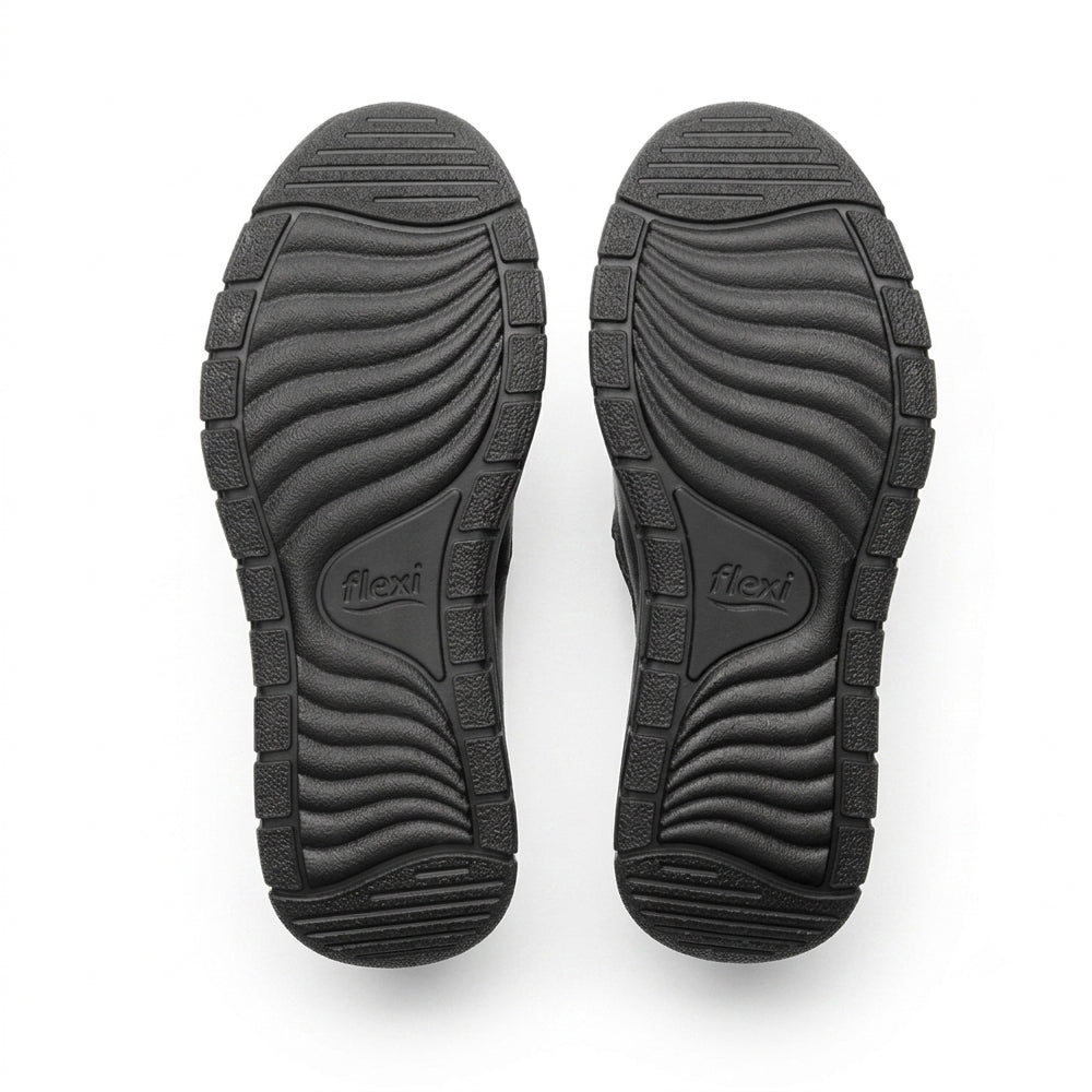 Mocasín Confort Para Dama Flexi 130210 Negro Ab0701