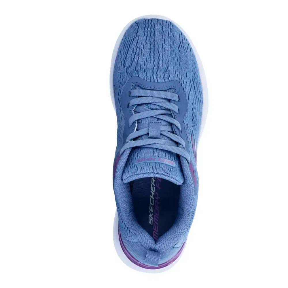 Tenis Deportivo Para Dama Skechers 21018 Purpura Ab0701