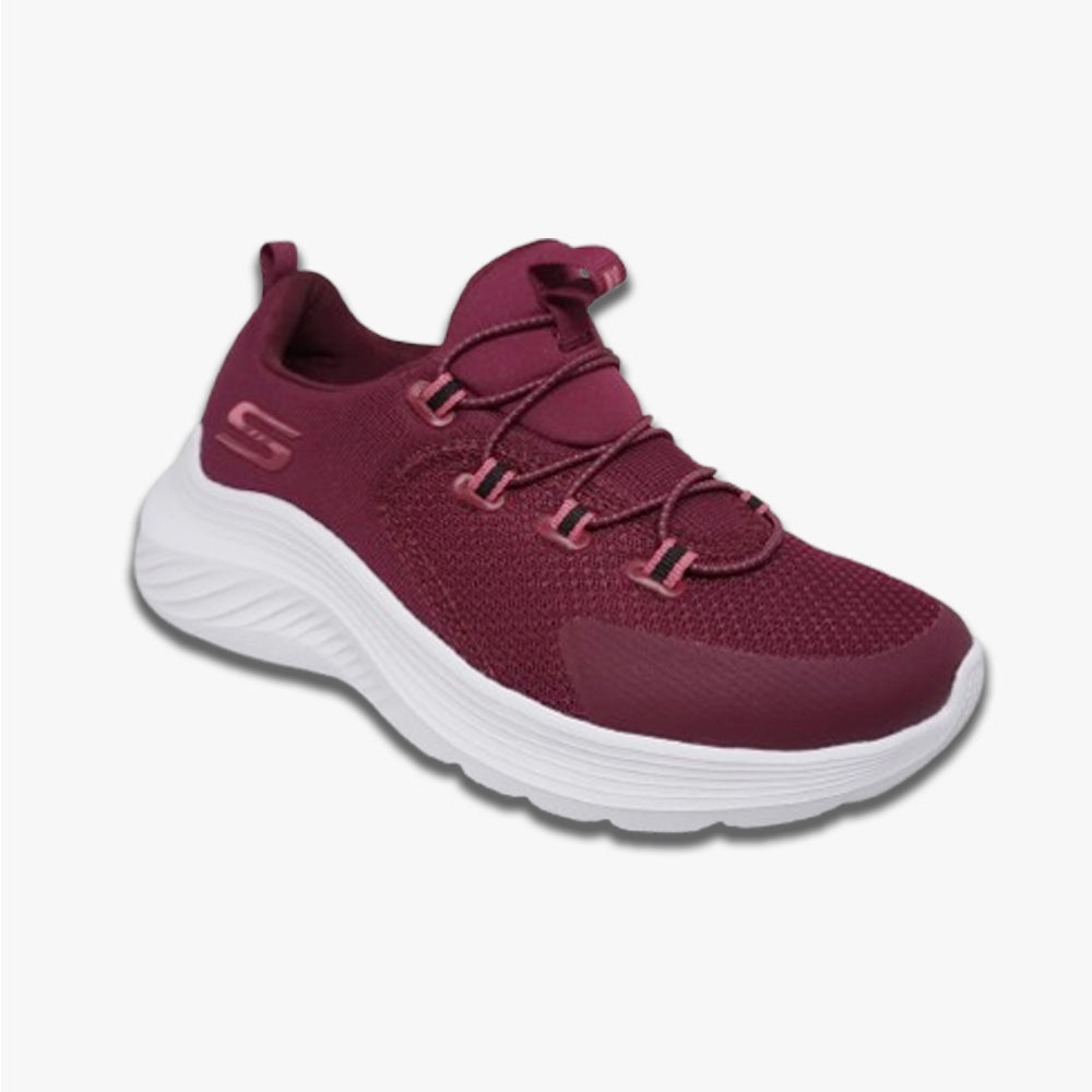Tenis Deportivo Para Dama Skechers 2110008 Burgundy Ab0701