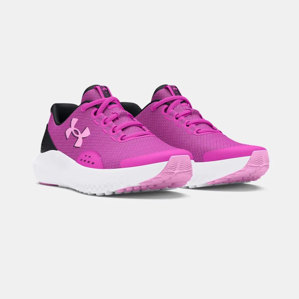 Tenis Deportivos Para Dama Under Armour Surge 4 Morado Rosa Ab0701