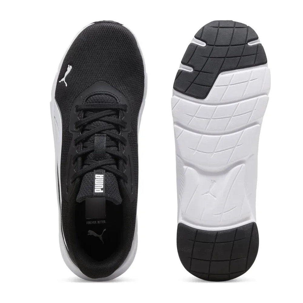 Tenis Deportivo Para Caballero Puma Flex Focus Lite Negro Blanco Ab0701