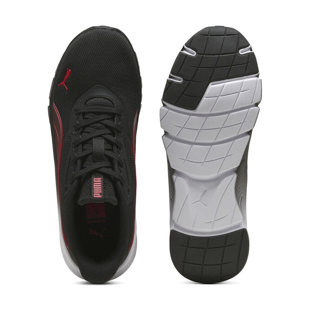 Tenis Deportivo Para Caballero Puma FlexFocus Lite Negro Rojo Blanco Ab0701