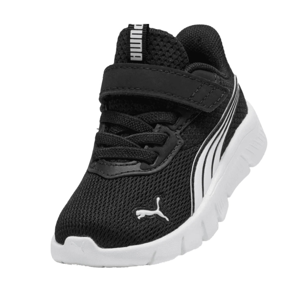 Tenis Deportivo Para Niño Bebe Puma Flexfocus Negro Blanco Ab0701