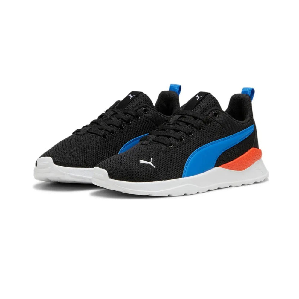 Tenis Deportivo Para Dama Puma Anzarun Lite Negro Rey Naranja Ab0701