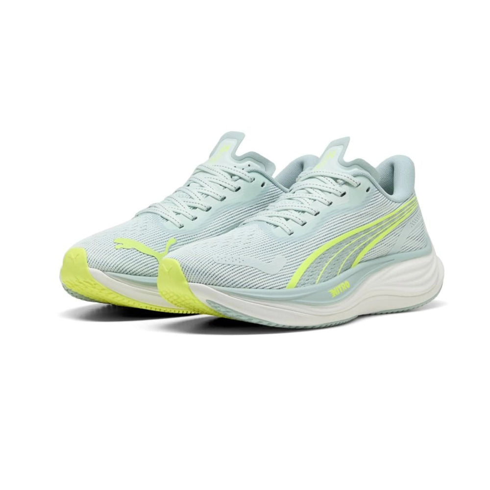 Tenis Deportivo Para Dama Puma Nitro 3 Azul Amarillo Ab0701