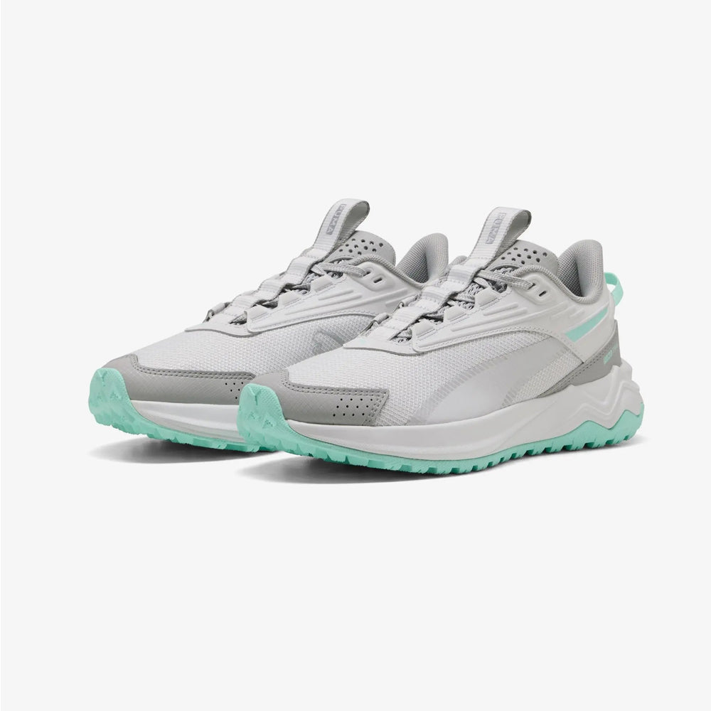 Tenis Deportivo Para Dama Puma Extend Lite Trail Gris Menta Ab0701