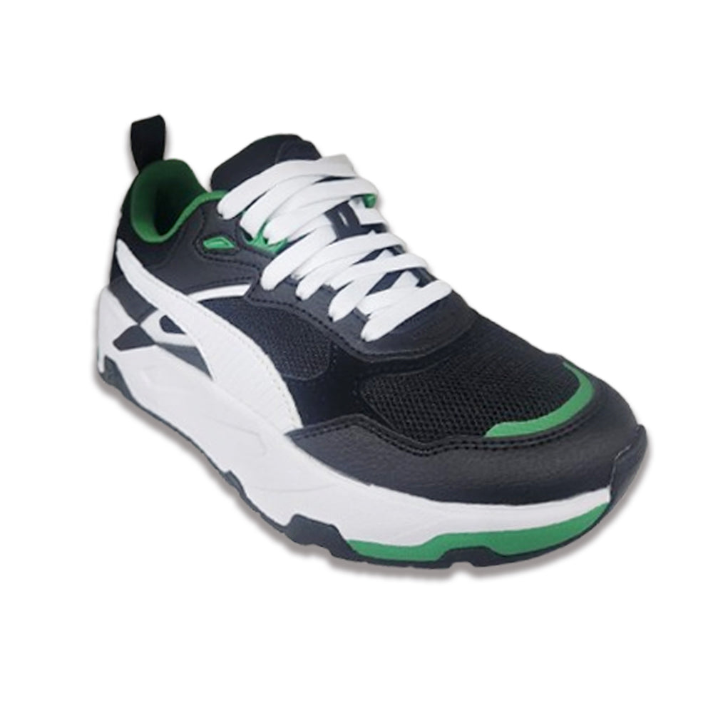 Tenis Deportivo Para Dama Puma Trinity Jr Negro Blanco Verde Ab0701