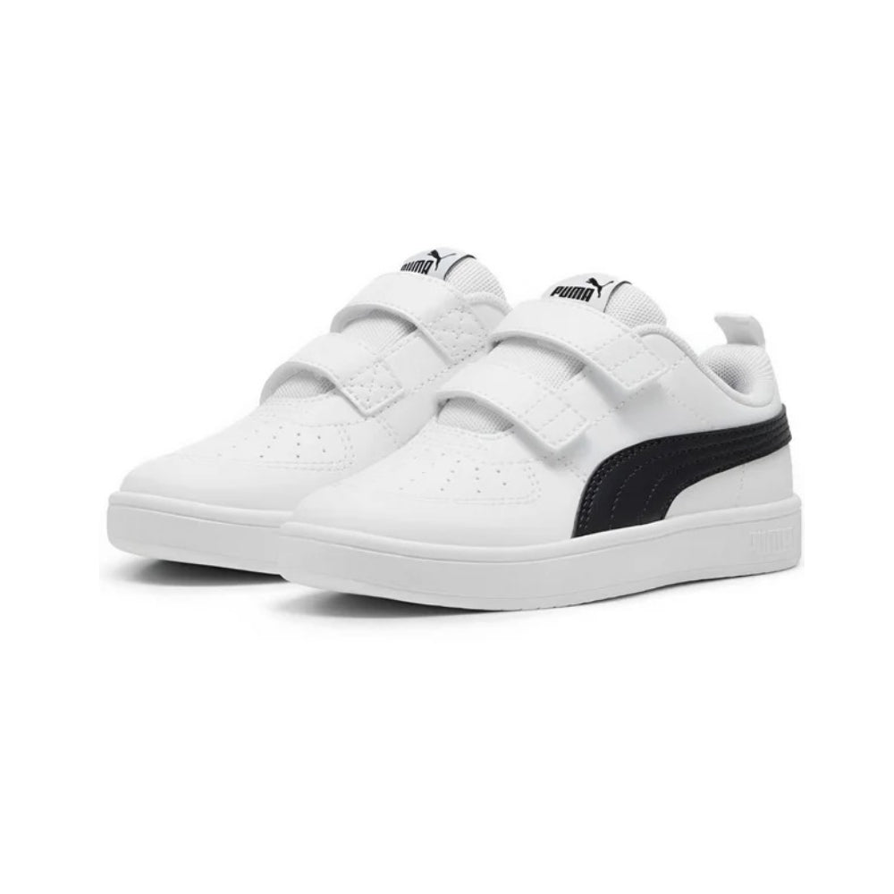 Tenis Para Niño Puma Rickie V Ps Blanco Negro Ab0701
