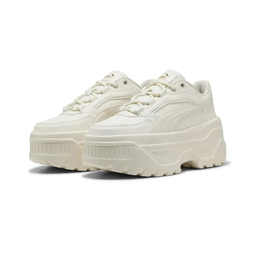 Tenis De Plataforma Para Dama Puma Karmen X TRA Marfil Ab0701