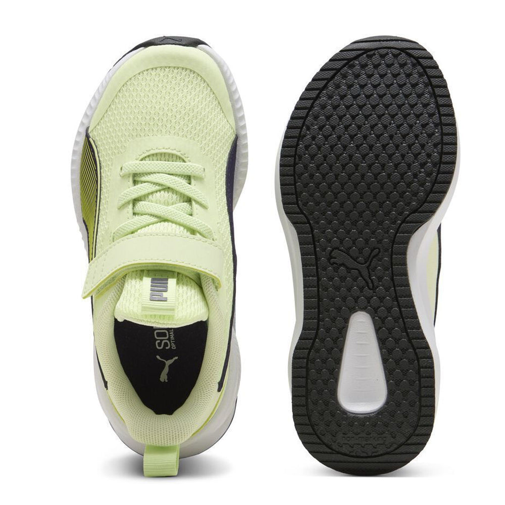 Tenis Deportivo Para Niño Puma Flyer 3 AC Limon Marino Ab0701