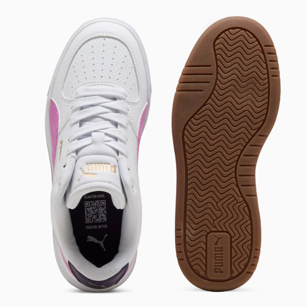 Tenis Casual Para Dama Puma Caven III Jr Blanco Malva Ab0701