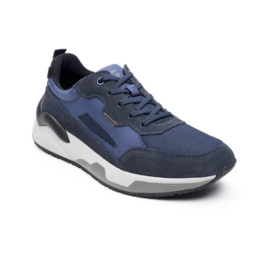 Sneaker Urbano Para Caballero Flexi 408801 Azul Ab0701