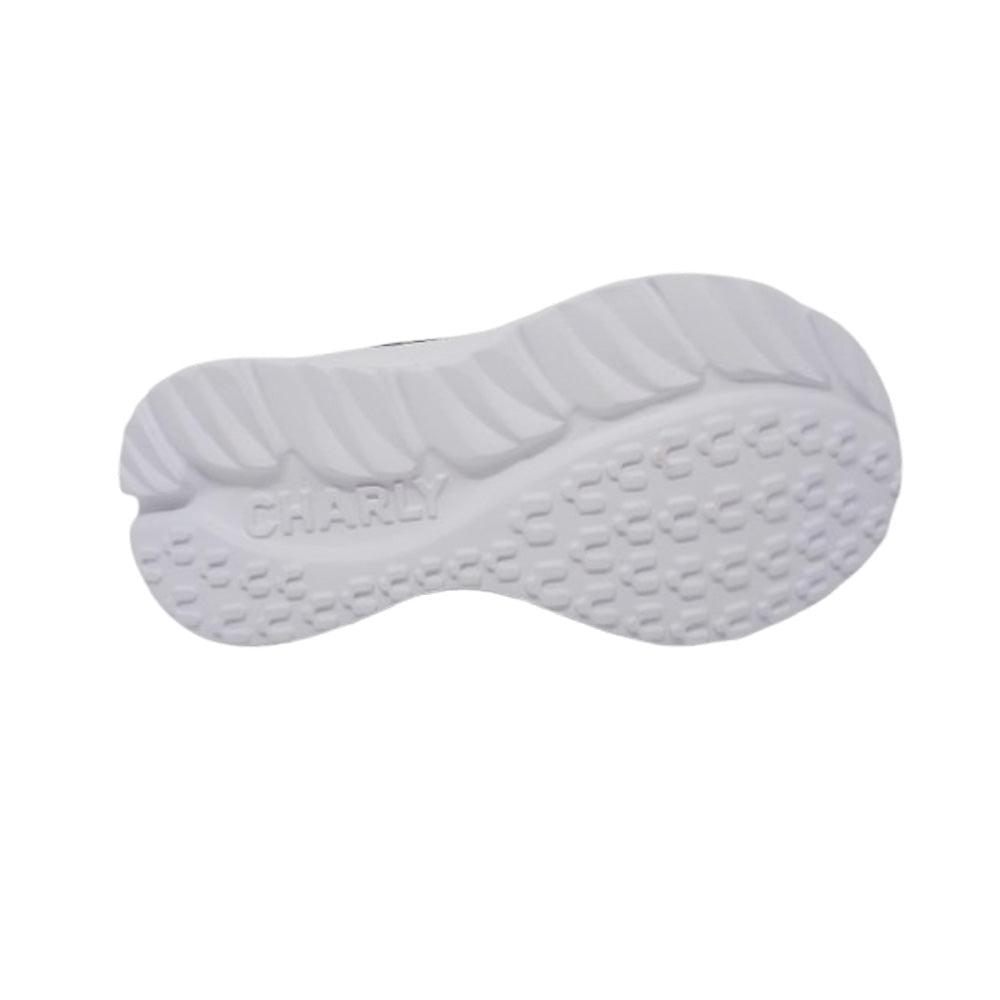 Tenis Deportivo Para Niño Charly 65140 Negro Blanco Ab0701