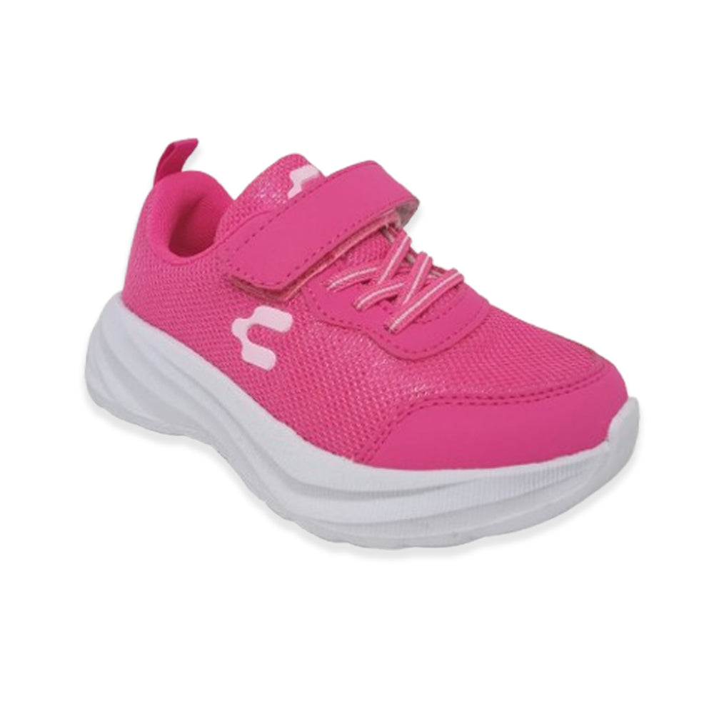 Tenis Deportivo Para Niño Charly 65279 Fiusha Blanco Ab0701