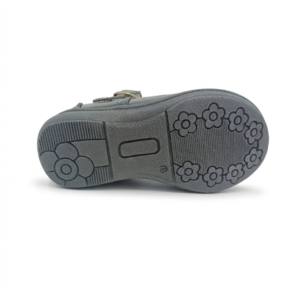 Zapato Para Niña Hurisa 671 Negro Charol Ab0701
