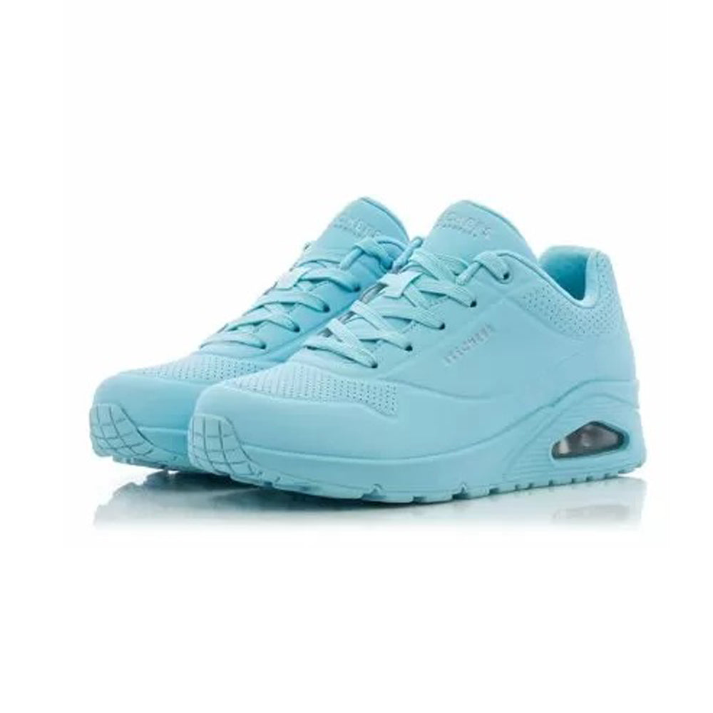 Tenis Deportivo Para Dama Skechers 73690 Azul Claro Ab0701