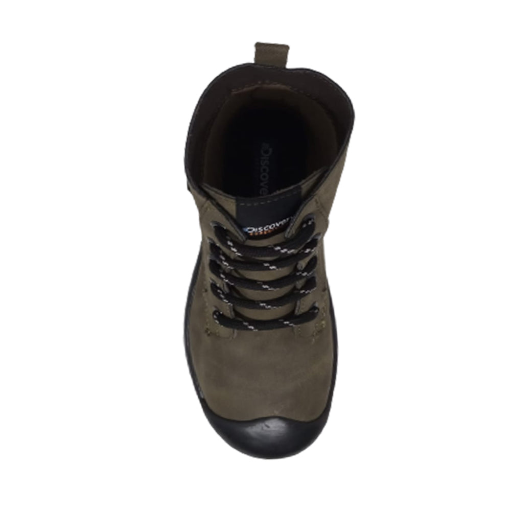 Bota Para Niño Discovery DI3012 Verde Militar Ab0701