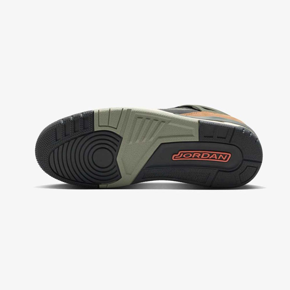 Tenis Casual Para Caballero Nike Jordan Spizike Low Antracita Kaki Ab0701