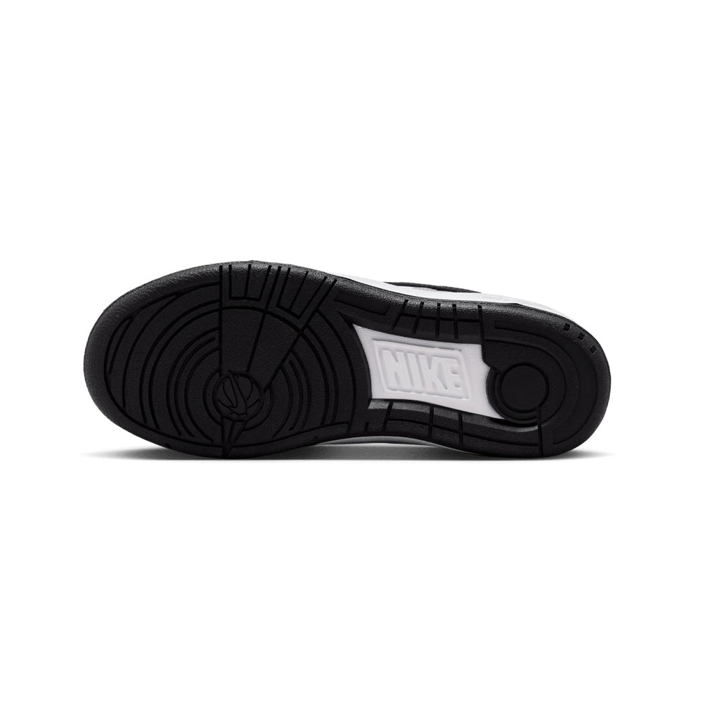 Tenis Casual Para Dama Nike Full Force Low Blanco Peltre Negro Ab0701