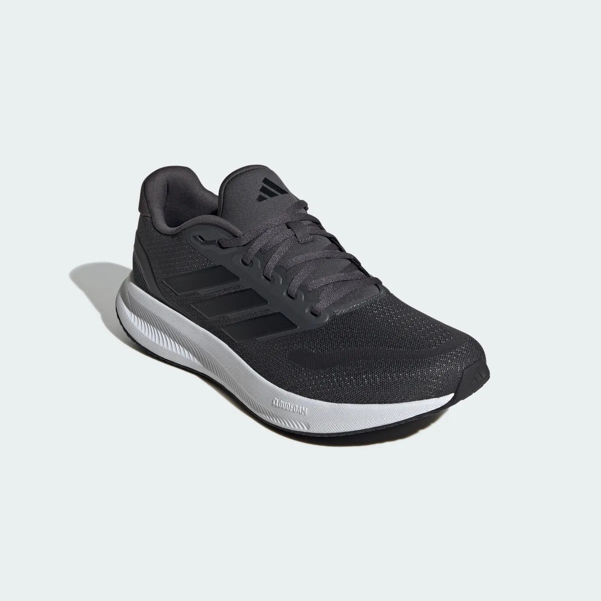 Tenis Deportivo Para Caballero Adidas Runfalcon 5 Gris Negro Ab0701