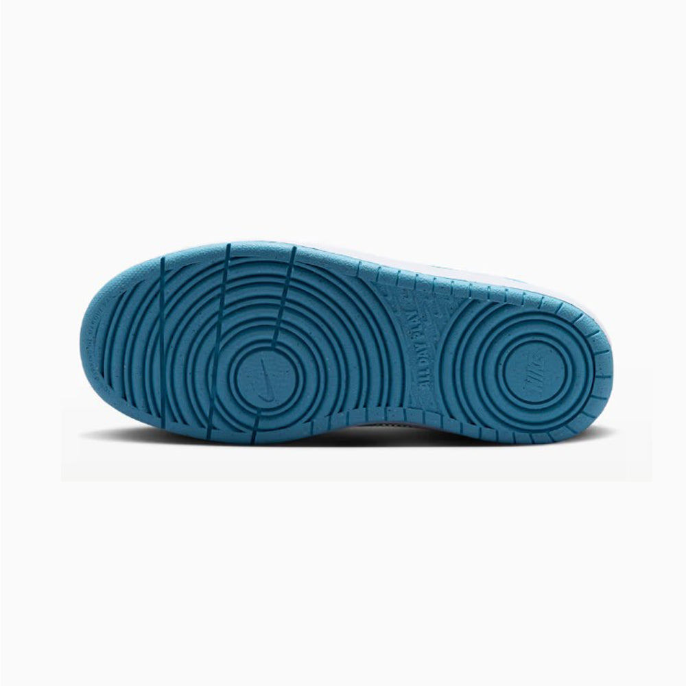 Tenis Casual Para Dama Nike Court Borough Low Blanco Azul Ab0701