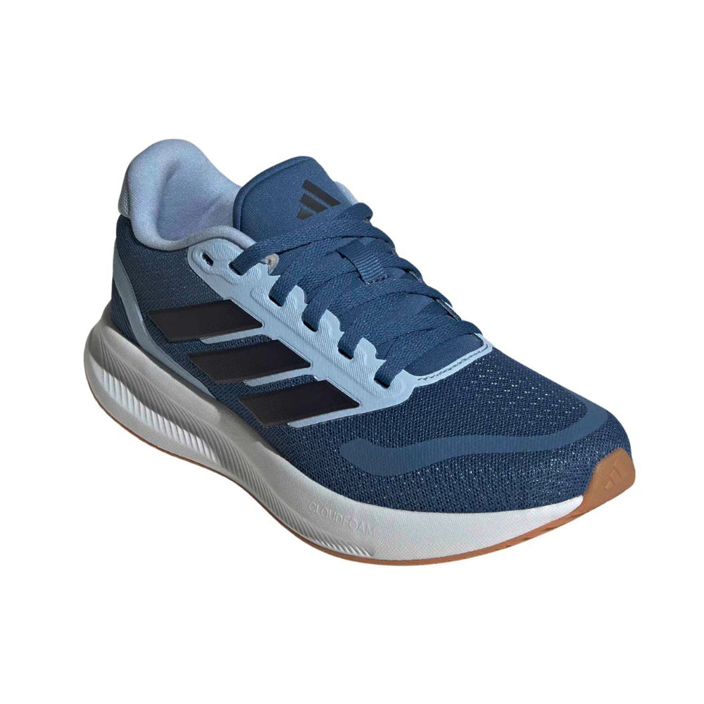 Tenis Deportivo Para Dama Adidas Runfalcon 5 Azul Marino Cielo Ab0701