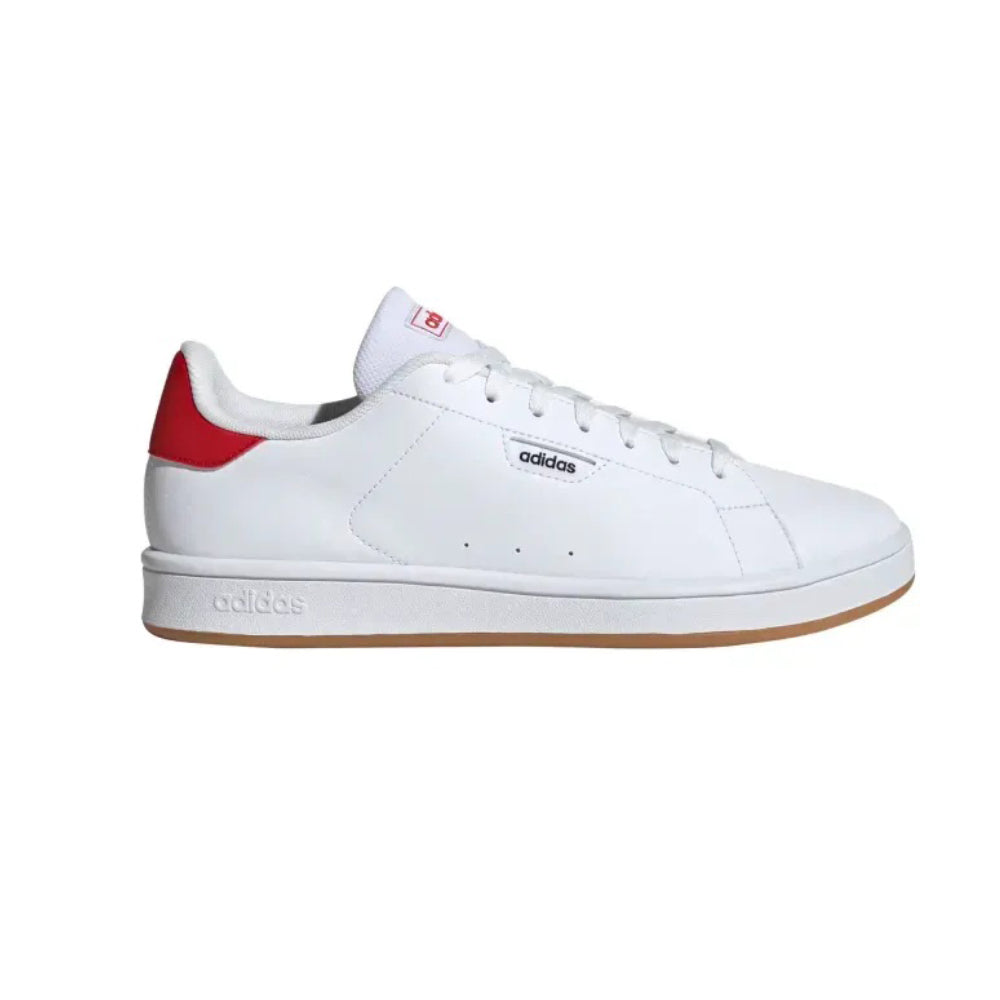Tenis Casual Para Caballero Adidas Urban Court Blanco Rojo Ab0701