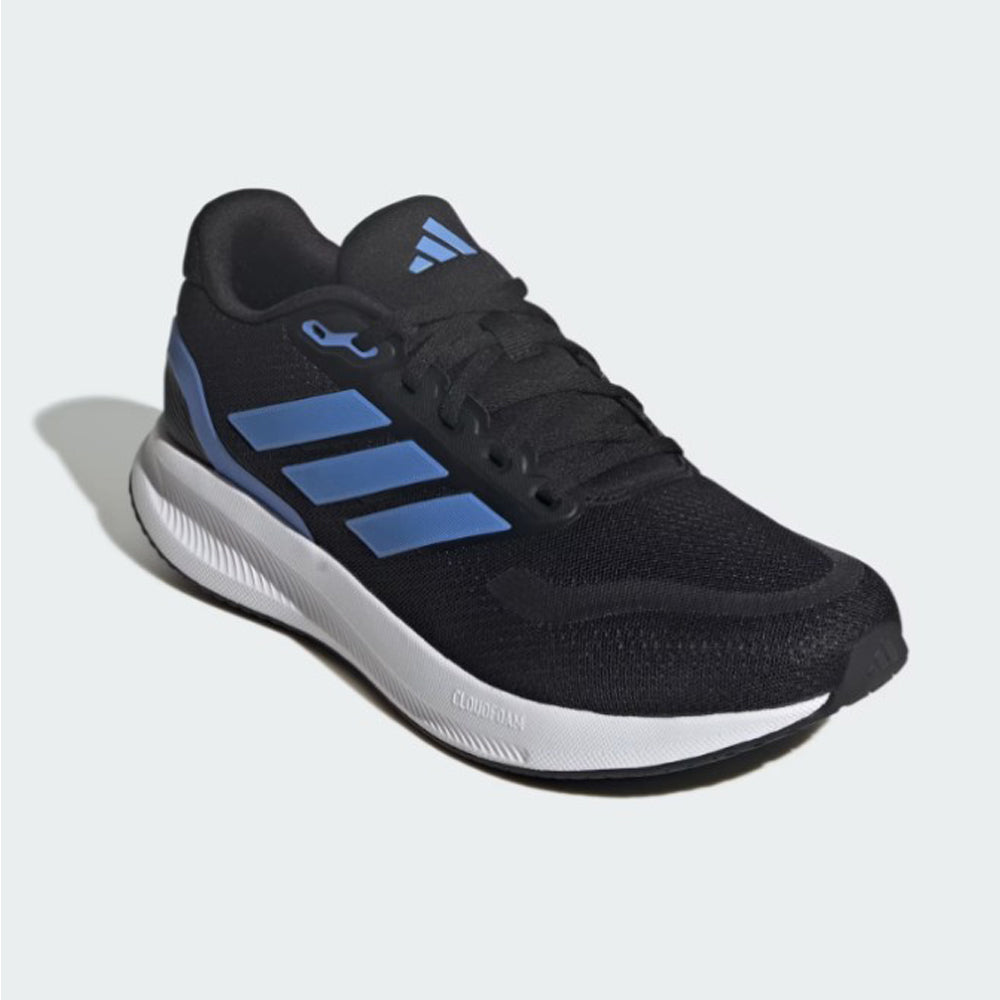 Tenis Deportivo Para Caballero Adidas Runfalcon 5 Negro Azul Ab0701