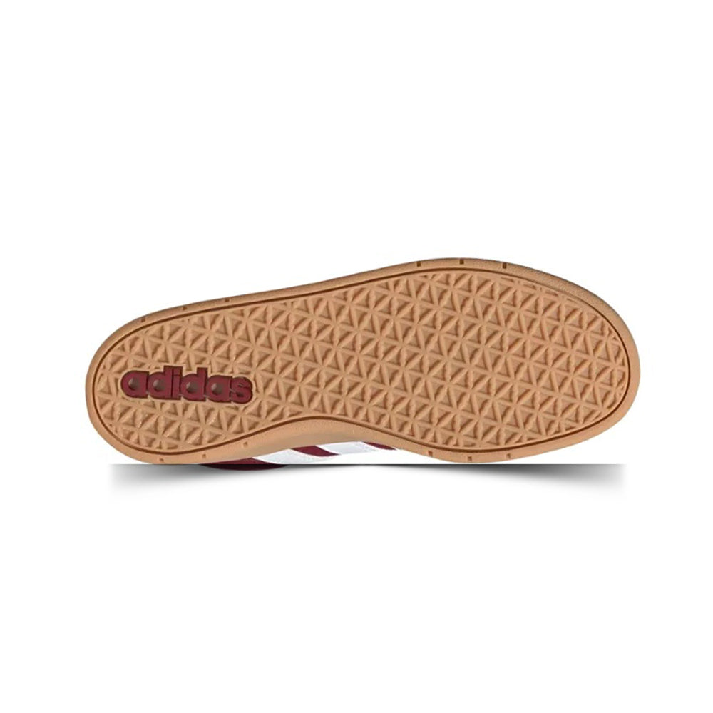 Tenis Casual Para Dama Adidas Breakbase Jr Vino Blanco Ab0701