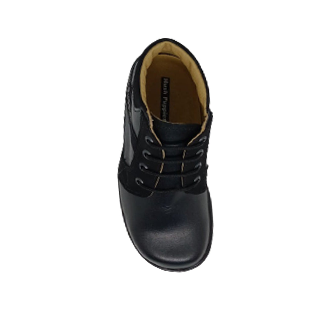 Zapato Bota Para Niño Hush Puppies 51691 Negro Ab0701