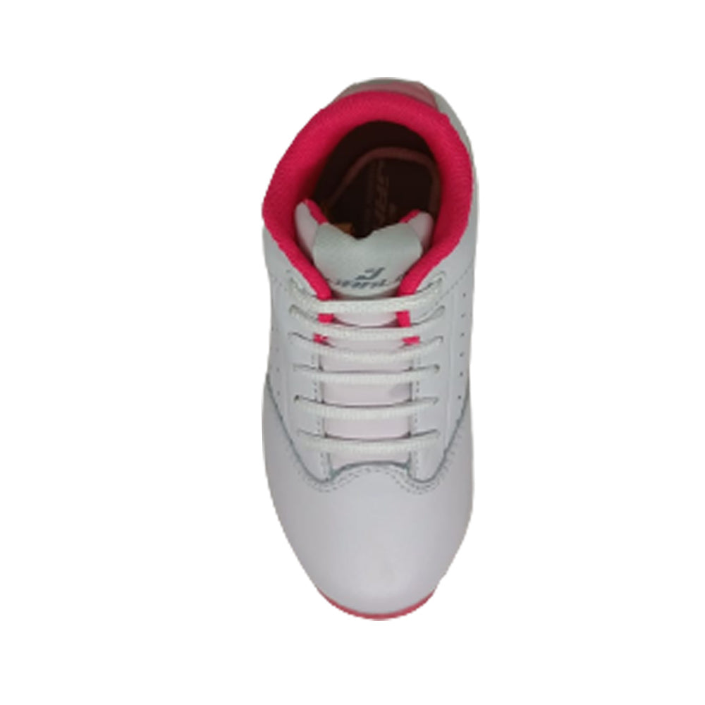 Tenis Casual Para Niña Janlo 0587 Blanco Fiusha Ab0701