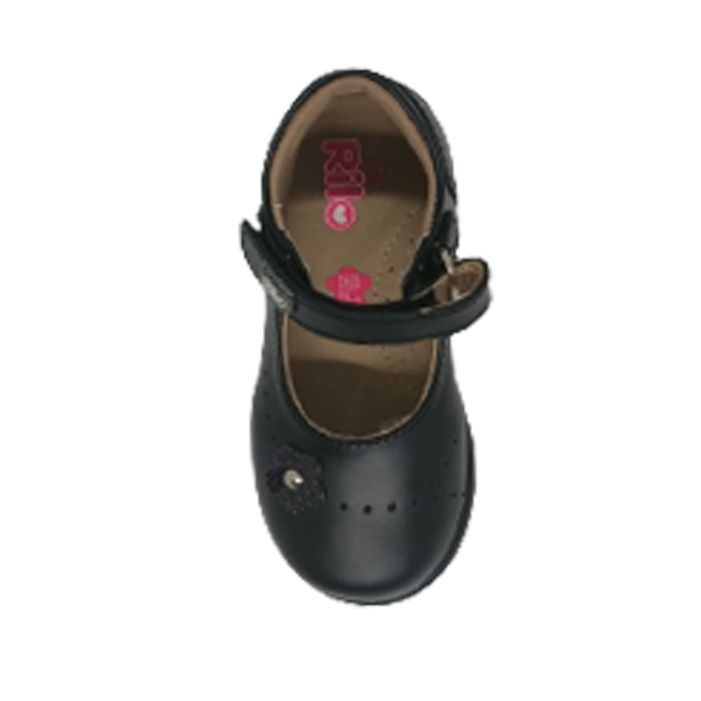 Zapatos Para Niña Rilo 2163 Negro Ab0701