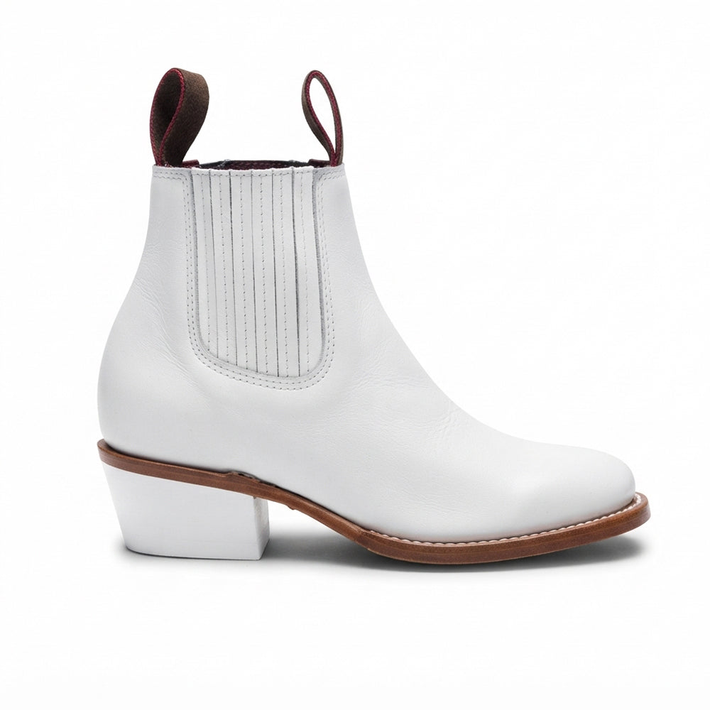 Botin De Danza Para Niño Alegria Botin Blanco Ab0701