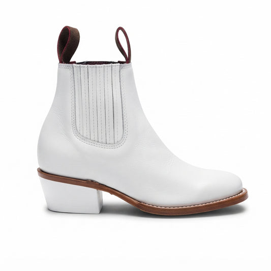 Botin De Danza Para Niño Alegria Botin Blanco Ab0701