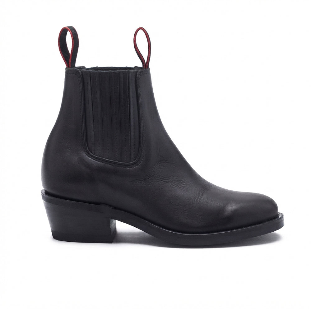 Botin Para Danza Para Niño Alegria Botin Negro Ab0701