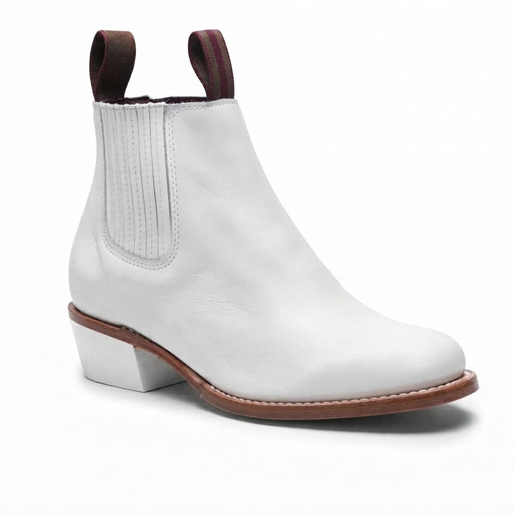Botin De Danza Para Niño Alegria Botin Blanco Ab0701