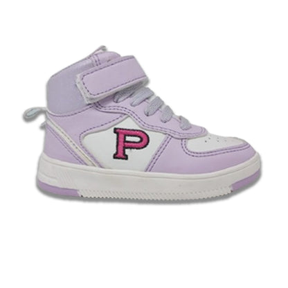 Tenis Para Niña Mini Papos 33504 Blanco Lavanda Ab0701