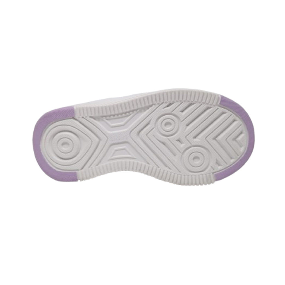 Tenis Para Niña Mini Papos 33504 Blanco Lavanda Ab0701