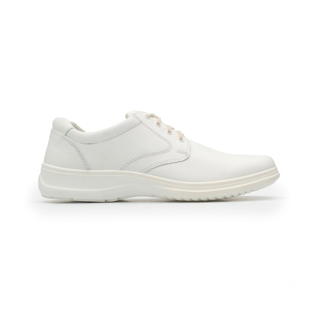 Zapato Casual De Servicio Clínico Para Caballero Flexi 63201 Blanco Ab0701