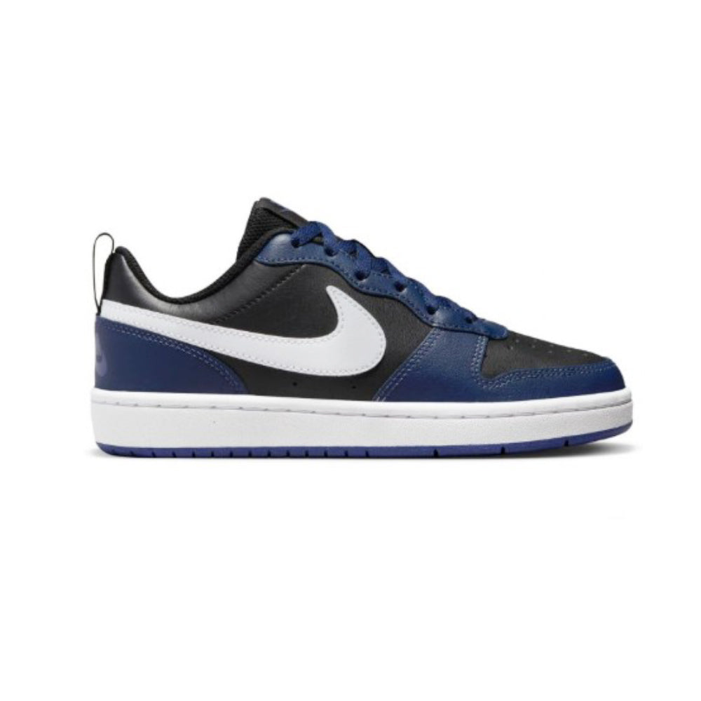 Tenis Casual Para Dama Nike Court Borough Low Marino Negro Blanco Ab0701