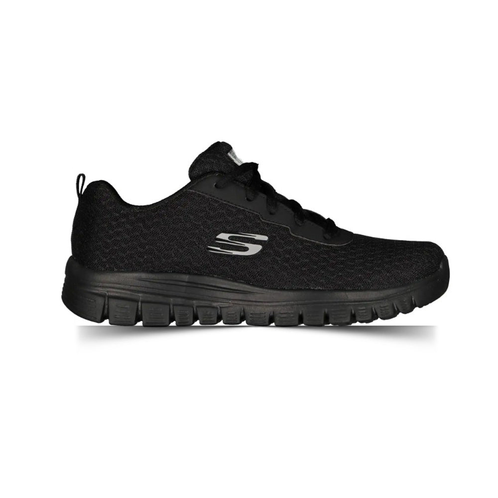 Tenis Deportivo Para Dama Skechers 10000MX Negro Ab0701