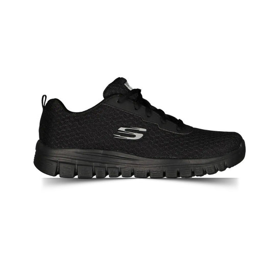 Tenis Deportivo Para Dama Skechers 10000MX Negro Ab0701