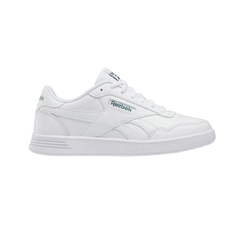 Tenis Casual Para Dama Reebok Court Advance Blanco Verde Ab0701