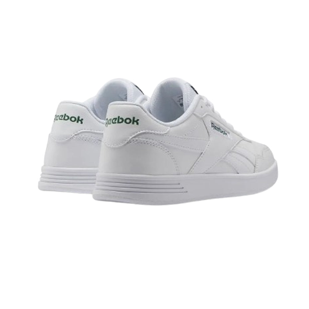 Tenis Casual Para Dama Reebok Court Advance Blanco Verde Ab0701