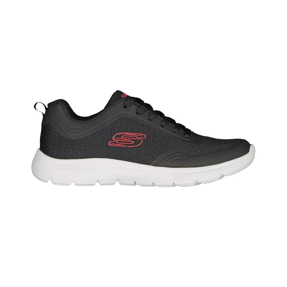 Tenis Deportivo Para Dama Skechers 10001MX Negro Blanco Ab0701